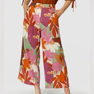 Princess Highway Floral Wide-Leg Pants
